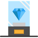 diamond, Jewelry, museum, luxury, Glamour, Precious Stone, Art And Design PaleTurquoise icon