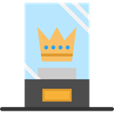 crown, museum, Relics, Exhibit, Art And Design PaleTurquoise icon