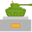 Art And Design, transportation, transport, war, Military, Army, Tank, weapons, Tanks Icon