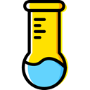 Test Tube, science, education, Chemistry, chemical Black icon