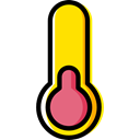 Fahrenheit, Degrees, Tools And Utensils, temperature, thermometer, Mercury, Celsius, education Black icon