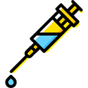 medicine, Syringes, syringe, doctor, medical, education, drugs Black icon