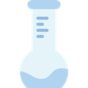 education, Chemistry, flask, chemical, science, Test Tube, Flasks LightCyan icon
