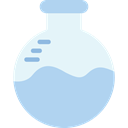 flask, chemical, Test Tube, Flasks, science, education, Chemistry LightBlue icon