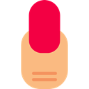 Beauty, fashion, manicure, Grooming, Beauty Salon LightSalmon icon
