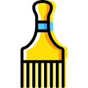 Beauty Salon, Beauty, fashion, Hair Brush, Grooming Black icon