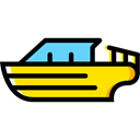 navigation, transportation, Boat, transport, Speedboat Icon