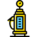 recharge, gasoline, transportation, gas station, petrol station, buildings, petrol Icon