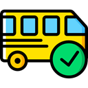 transportation, transport, vehicle, Bus, Automobile, Public transport Black icon