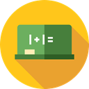 school, Class, Eraser, education, Blackboard Gold icon