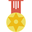medal, education, winner, Champion, award Black icon