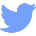 Logo, twitter, Brands And Logotypes, social media, social network, logotype, Logos CornflowerBlue icon