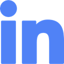 Logo, social media, Linkedin, social network, logotype, Logos, Brands And Logotypes CornflowerBlue icon