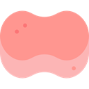 miscellaneous, Beauty, cleaning, sponge, Tools And Utensils, Wiping, Hygienic, Sponges LightSalmon icon