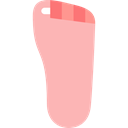 Healthcare And Medical, Foot, medical, Feet, Body Parts, Body Part LightPink icon