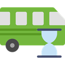 Automobile, Public transport, transportation, transport, vehicle, Bus YellowGreen icon