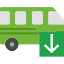 transportation, transport, vehicle, Bus, Automobile, Public transport YellowGreen icon