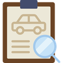 notepad, Car, Car Repair, repair, transportation, diagnostic, garage Icon