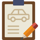 notepad, Car, repair, transportation, diagnostic, garage, Car Repair AntiqueWhite icon