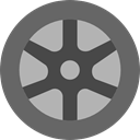 wheel, Car, transportation, transport, vehicle, Automobile, Alloy Wheel Icon