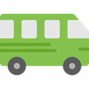 transportation, truck, transport, vehicle, Bus, Automobile, Public transport YellowGreen icon