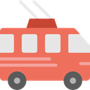 transportation, transport, vehicle, Trolleybus, Automobile, Public transport Icon