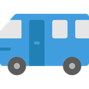 transportation, truck, transport, vehicle, Bus, Automobile, Public transport CornflowerBlue icon