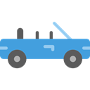 Automobile, Car, transportation, transport, vehicle Black icon