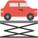 transportation, lifter, Reparing, Car Repair, transport, vehicle, Automobile, garage Tomato icon