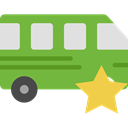 Bus, Automobile, Public transport, transportation, transport, vehicle YellowGreen icon
