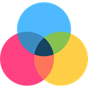 Print, printer, miscellaneous, Circle, palette, shapes, Circular SandyBrown icon