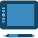 pencil, Drawing, miscellaneous, writing, touch screen, technology, ipad, Technological SteelBlue icon
