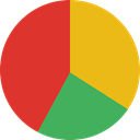 finances, graphical, Seo And Web, Stats, statistics, marketing, Pie chart, Business Crimson icon
