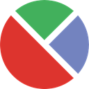 Business, finances, graphical, Seo And Web, Stats, statistics, marketing, Pie chart Crimson icon