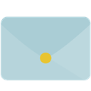 envelope, mail, card, notification LightSteelBlue icon