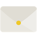 envelope, mail, card, notification Gainsboro icon
