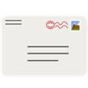 Letter, notification, Email, mail, postcard Icon