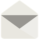 Email, open, mail, notification Gainsboro icon