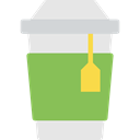 food, mug, hot drink, Tea Cup, Food And Restaurant, Coffee YellowGreen icon
