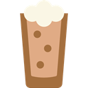 food, glass, Cold, frappe, Coffee Shop, Food And Restaurant Black icon