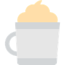 hot drink, Tea Cup, Food And Restaurant, Coffee, food, Chocolate, mug, coffee cup Gainsboro icon