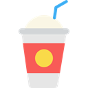 cup, drink, food, Chocolate, Dessert, milkshake, straw, Food And Restaurant Black icon