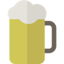 drink, food, mug, Pint, Beer Mug, Pint Of Beer, Food And Restaurant DarkKhaki icon
