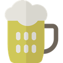 drink, food, mug, beer, Pint, Beer Mug, Pint Of Beer, Food And Restaurant DarkKhaki icon