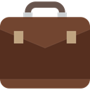 Business, Briefcase, Bag, suitcase, travel, portfolio SaddleBrown icon