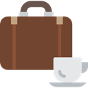 suitcase, travel, portfolio, Business, Briefcase, Bag SaddleBrown icon