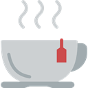 Coffee, food, mug, hot drink, Tea Cup, Food And Restaurant LightGray icon