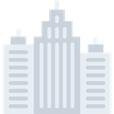 Building, city, town, buildings, skyscraper, real estate, urban, Architectonic Lavender icon