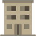 buildings, Apartment, property, Apartments, real estate, residential Tan icon