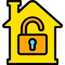 buildings, property, real estate, Home, house, Construction Gold icon